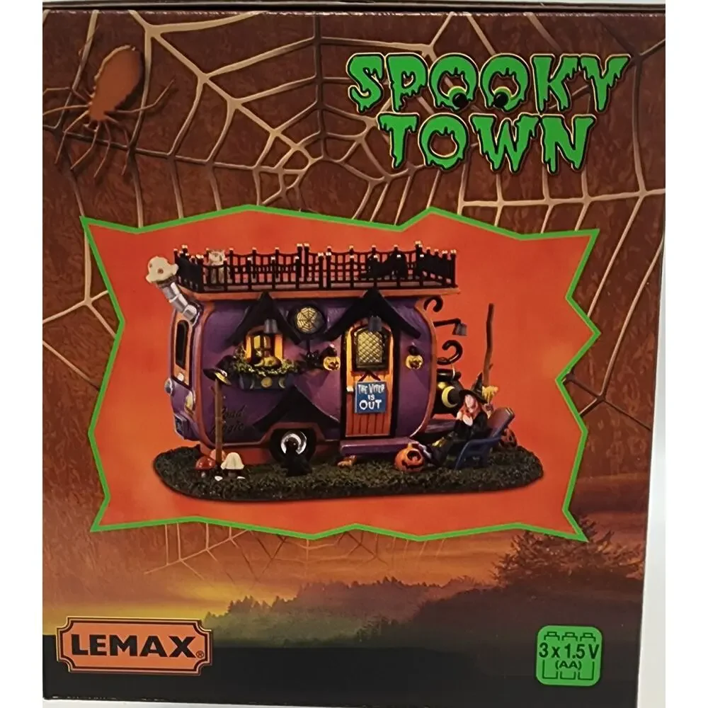 Lemax Spooky Town #34066 Witch Vanlife 2023 New